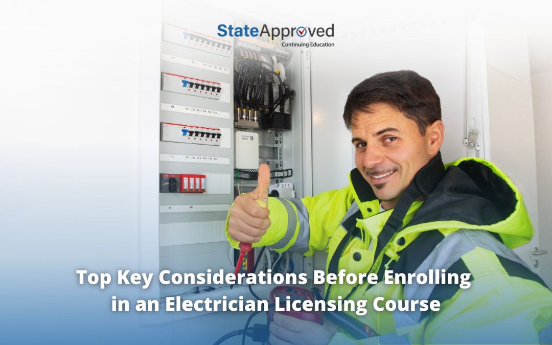 Top Key Considerations Before Enrolling in an Electrician Licensing Course