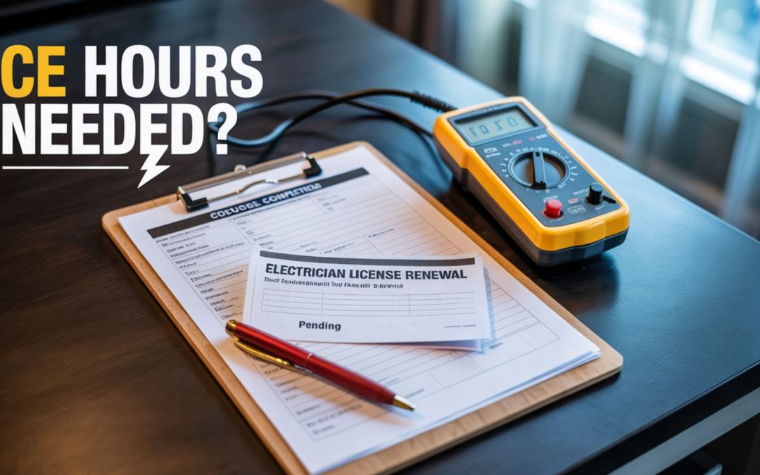 how many ce hours do you need to renew your electrician license