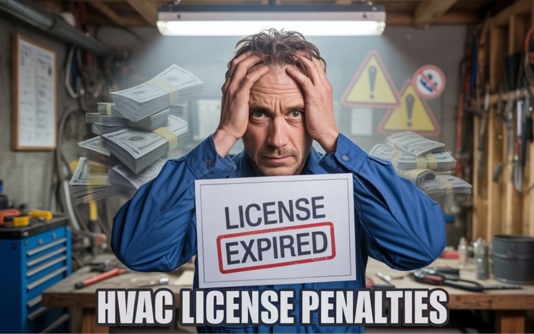 Penalties for Failing to Renew Your HVAC License